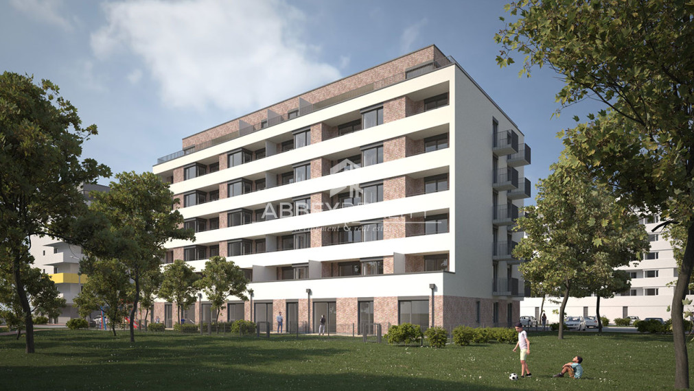 Moderný čiastočné zariadený 2-izbový byt v novostavbe WEST III.etapa Bytový dom L B.2.3 s priestrannou terasou